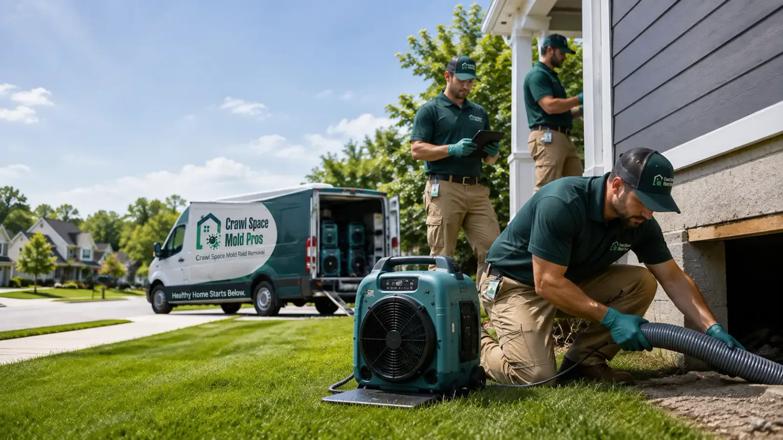 Crawl Space Mold Removal in Quakake, PA